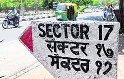 Signboards have evolved with time, at least in Chandigarh. While once they carried directions in four languages, Urdu got dropped from some, before Punjabi and Hindi gave way to an all-English signage
