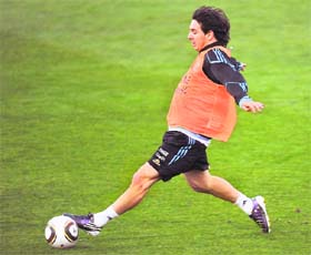 As Argentina begin their campaign against Nigeria today, Messi will play a central role upfront with Aguero, Tevez and Higuain on either side