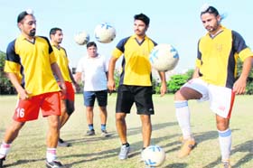 With the FIFA World Cup under way in South Africa, players from various I-League clubs, who are on a break after the season, are still getting into their groove