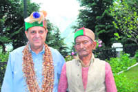 Navin Chawla with Shyan Charan Negi