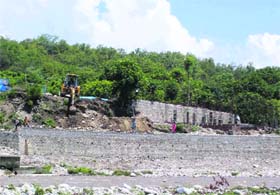 An encroachment on forest land in the Corbett buffer zone
