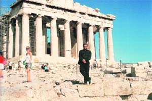 Capt Surojit Biswas, who is with the Merchant Navy, took a trip to Athens recently without his family