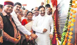 Uttarakhand Chief Minister Ramesh Pokhriyal Nishank inaugurates the SB College of Education at Vikasnagar on Sunday.