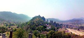 Sarya village that falls between the