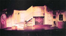 Set design for the play Mine Hostess