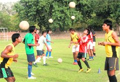 A file photo of the city junior football team that won the Dr BC Roy Trophy in Kolkata on Sunday.