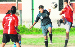 Players practise during a camp at DAV School, Sector 8, Chandigarh