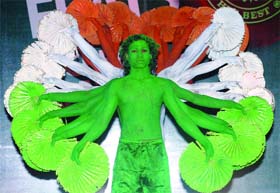 Prince Dance Group performs at the launch of the 21st edition of Limca Book of Records in New Delhi