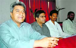 Participants at a public hearing in Dehradun on Monday