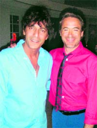 Chunkey Pandey with Robert Downey Jr 