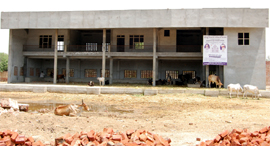 A view of the Bhikhi bus stand
