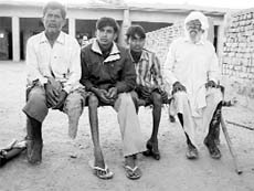Many young and old persons have been crippled due to contaminated water in Teja Rohila village of Fazilka. There is hardly any household in the village that does not have a severely affected person