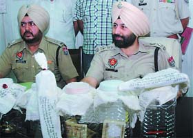 SSP Sukhchain Singh Gill addressing media in Bathinda
