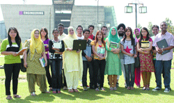 Students at Lovely Professional University. 