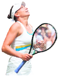 Russia's Vera Zvonareva jubilates after winning against Bulgaria's Tsvetana Pironkova in the women's semifinal during the Wimbledon Championships on Thursday.