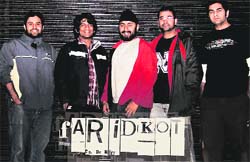 Members of the band Faridkot