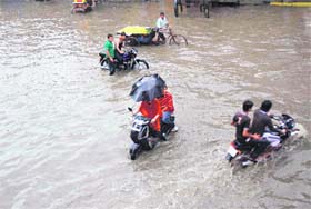 Northern region got drenched on Sunday