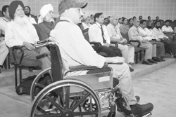Delegates attend an international workshop on road safety at Mohali 