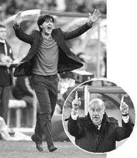 Battle of two coaches: Joacchim Loew (left) & Vicente Del Bosque