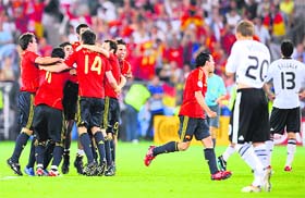 The last encounter between these two nations was in the Euro 2008 final