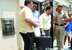 The Lajpat Nagar house where the attack took place