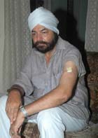 Jasbir Singh Sandhu was attacked when he was on way to the campus.