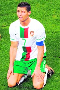 Portugal's striker Cristiano Ronaldo had everything going for him except performance