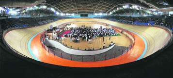 While the newly constructed Cycling Velodrome at Indira Gandhi Stadium, a venue for the forthcoming Commonwealth Games, was inaugurated recently, many other stadiums for the event in New Delhi are still awaiting the finishing touches