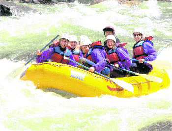 Rafting at Shivpuri near Rishikesh