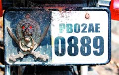 Fancy registration number plates on two-wheelers flout the Motor Vehicles Act. 