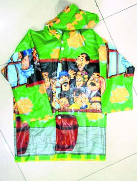 Bright raincoat for kids:Rs 245