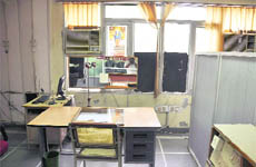 The empty room at the office of the sub-registrar (West) in Sarabha Nagar on Wednesday. 