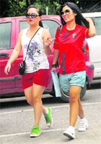 These two girls pair up for a shopping spree in Sector 8.