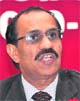 PNB chief K.R. Kamath addresses a press conference in New Delhi on Thursday.