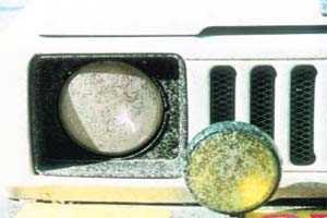 Keep the headlights of your vehicle clean. These need to be switched on even during the day as visibility is low in the rainy season