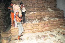 A godown in the Industrial Area in Haridwar