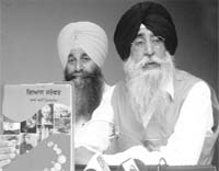 Simranjeet Singh Mann, president of Shiromani Akali Dal (Amritsar) during a press conference in Mohali on Sunday.