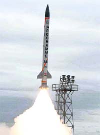 DRDO successfully completed the fourth consecutive Interceptor Missile test in Endo atmospheric regime at 15 Km altitude off ITR, Chandipur, Orissa