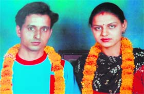A file photo of Manoj and Babli