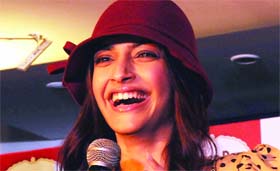 Bollywood actresses Sonam Kapoor at  functions in New Delhi on Tuesday.