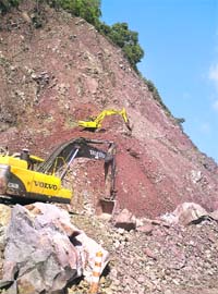 Excavation in progress at Timber Trail (Parwanoo)