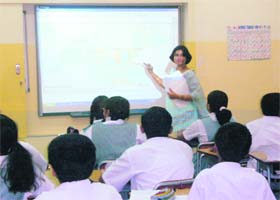 A smart class in progress
