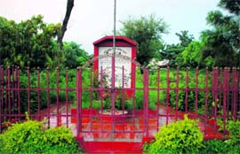The poor condition of a park in the Vasant Vihar area of Dehradun.