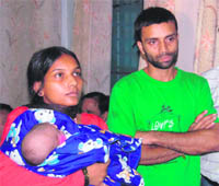 The couple that alleged that their newly born son was sold by a doctor.