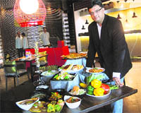 Siddharth Kumar with sumptuous spread