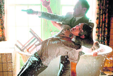 Leonardo DeCaprio is his usual competent self in Inception