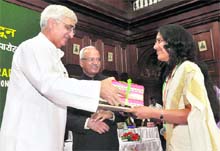 Union Minister for Corporate and Minority Affairs Salman Khursheed at a convocation in Dehradun on Sunday.