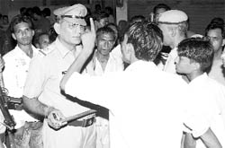 Residents of Ravi Das Basti protest at Ambala City hospital