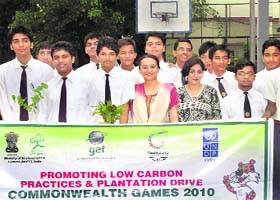 Members of iCARE and students of Carman School celebrate Van Mahotsav in Dehradun