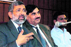 Chief Justice of Himachal High Court Kurian Joseph addressing the media at the high court complex in Shimla on Wednesday